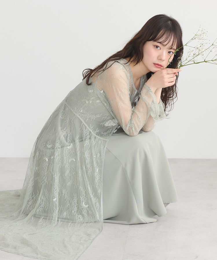 earth music&ecology「SET2点レースワンピース＋キャミワンピース」|ワンピース|