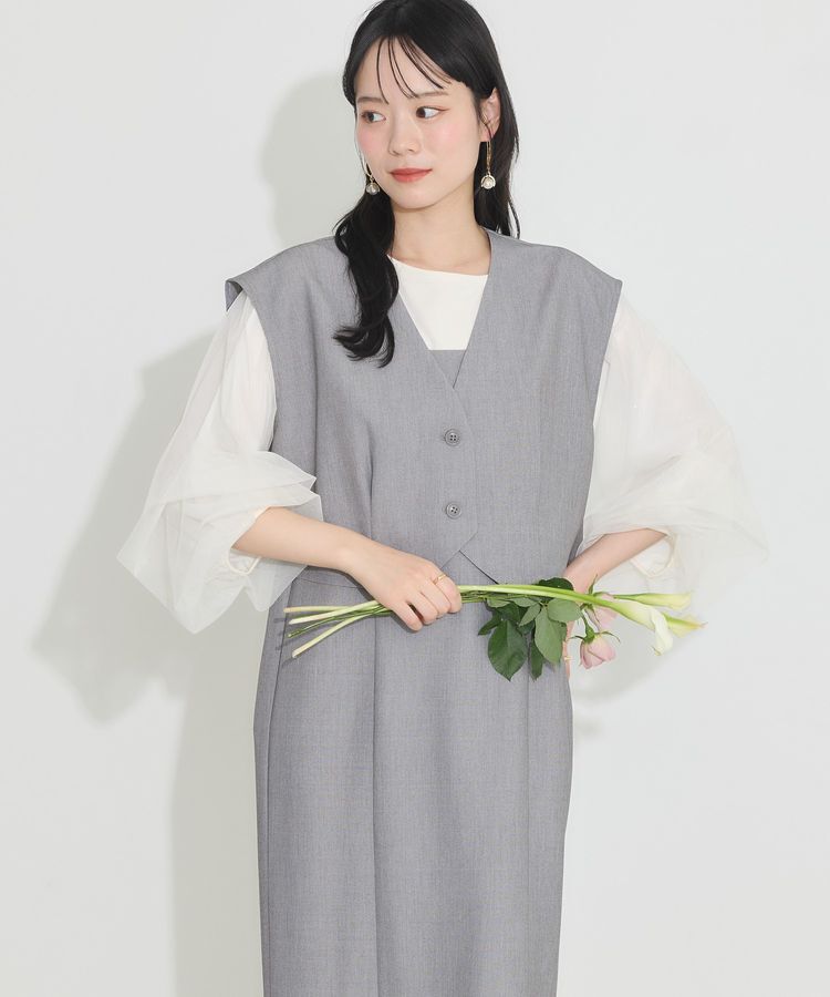 earth music&ecology「SET2点ベスト+キャミドレ」|ワンピース|