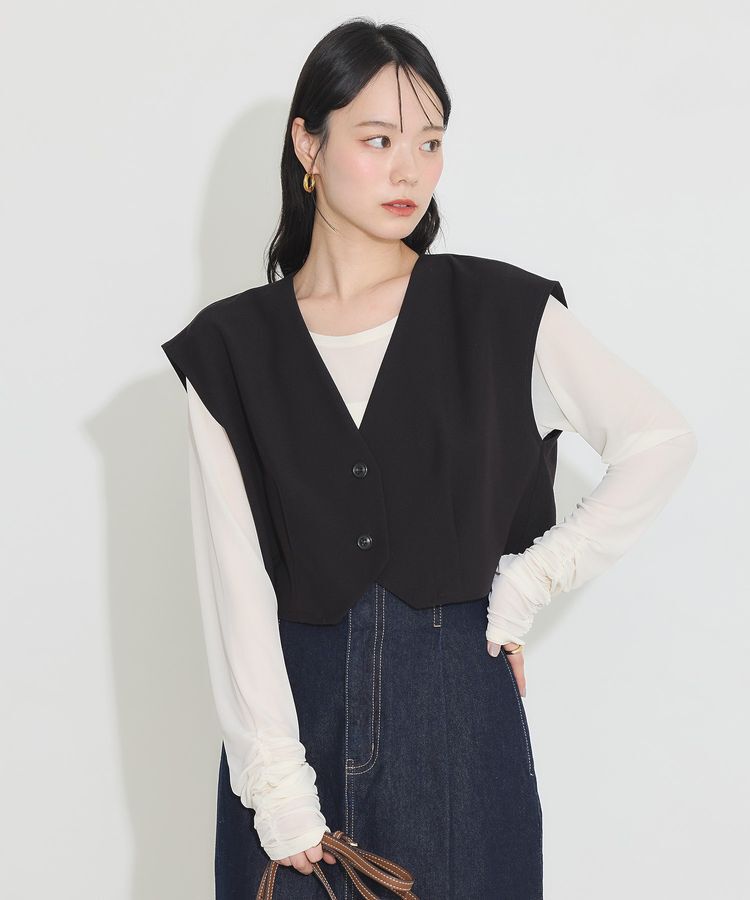 earth music&ecology「SET2点ベスト+キャミドレ」|ワンピース|