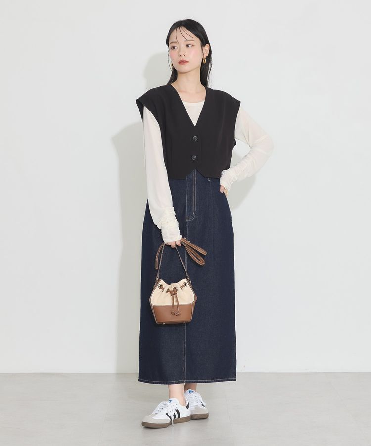 earth music&ecology「SET2点ベスト+キャミドレ」|ワンピース|