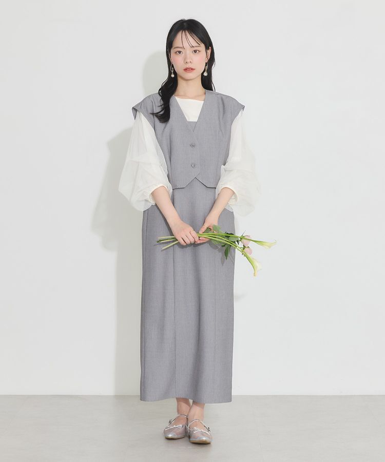 earth music&ecology「SET2点ベスト+キャミドレ」|ワンピース|