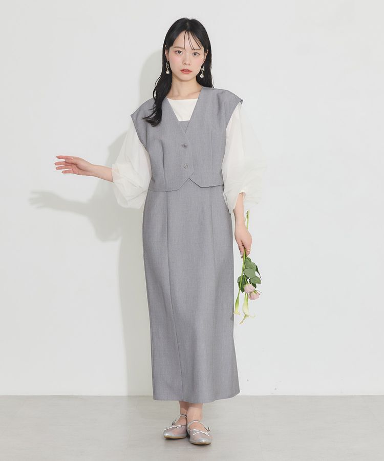 earth music&ecology「SET2点ベスト+キャミドレ」|ワンピース|