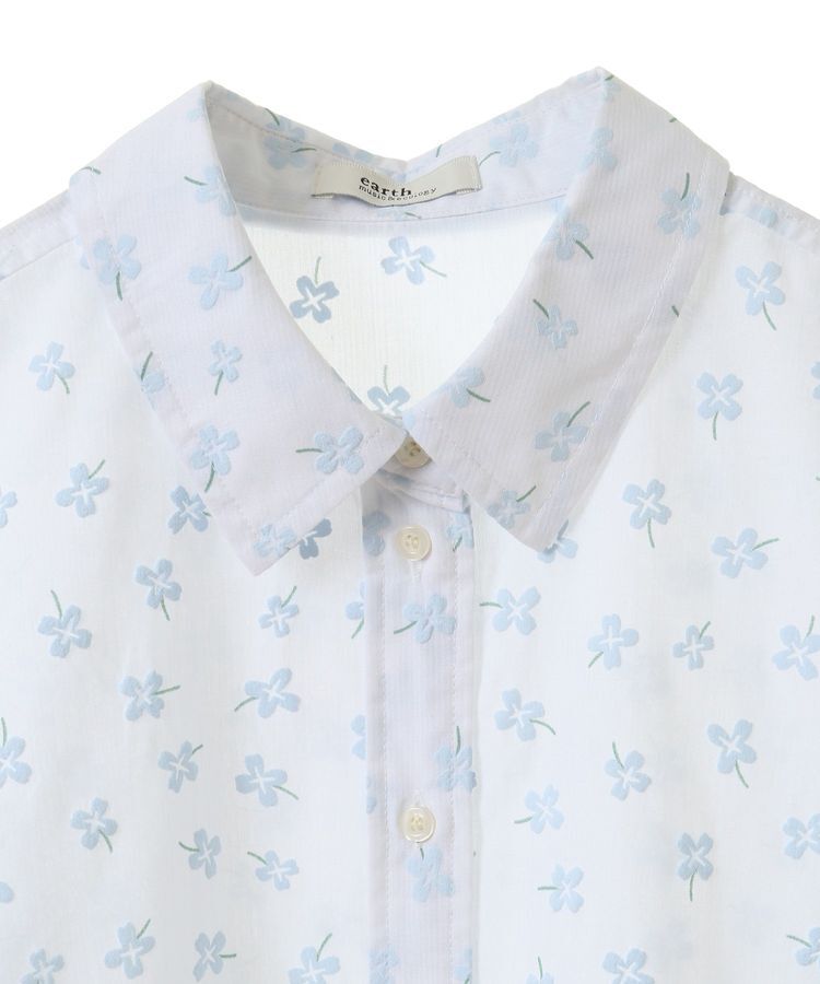 earth music&ecology「フラワーラバープリントシャツ」|シャツ・ブラウス|