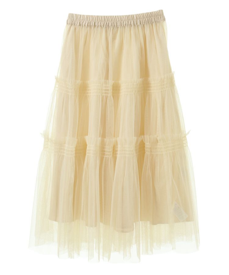 earth music&ecology「フリルチュールティアードスカート」|フレア|