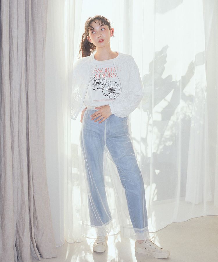 earth music&ecology「アソートグラフィックロンT」|Tシャツ・カットソー|