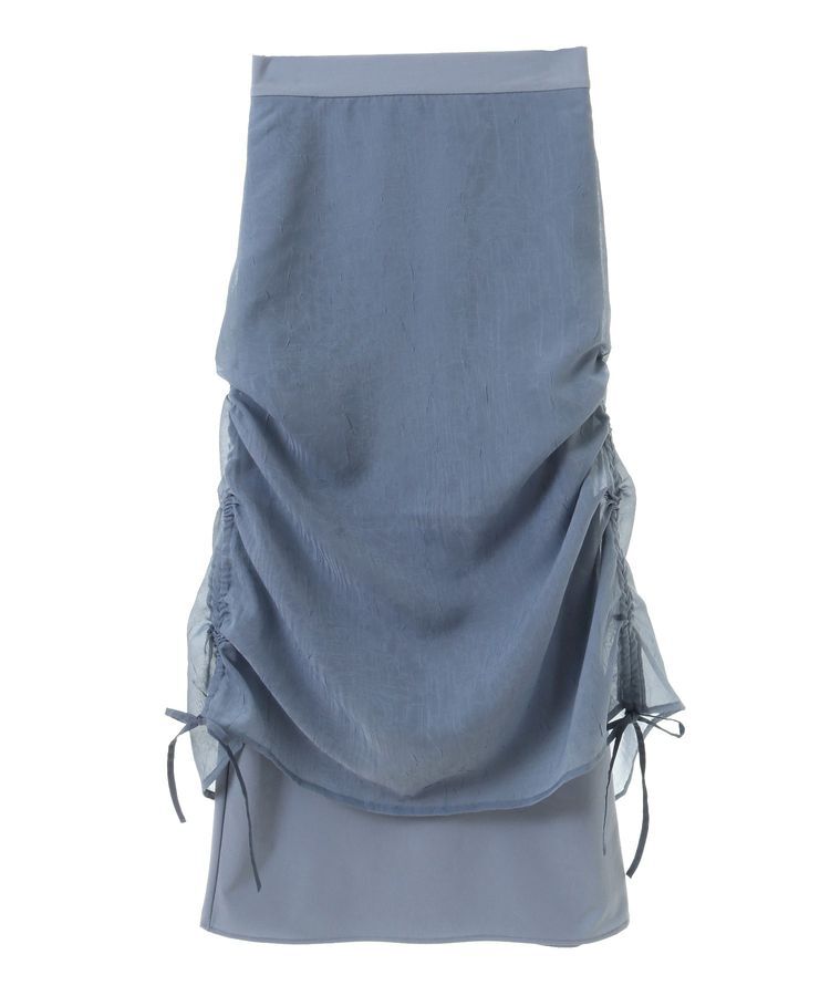 earth music&ecology「シフォンドロストレイヤードスカート」|スカート|