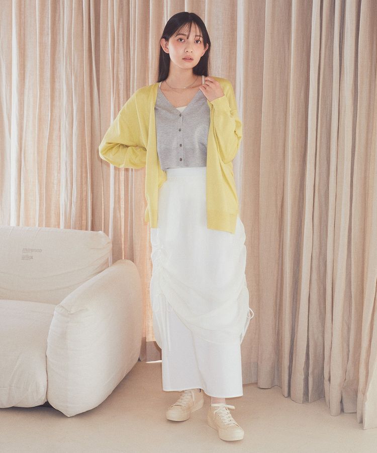 earth music&ecology「シフォンドロストレイヤードスカート」|スカート|