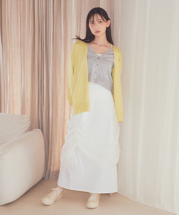 earth music&ecology「レイヤード風ニットカーディガン」|カーディガン|