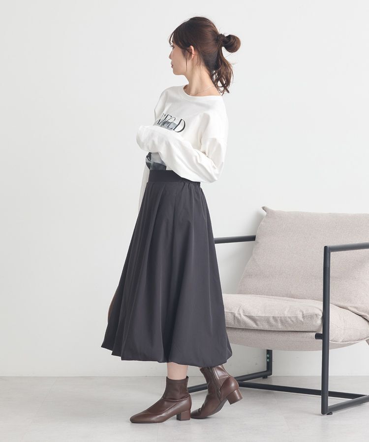 earth music&ecology「バルーンミディスカート」|スカート|