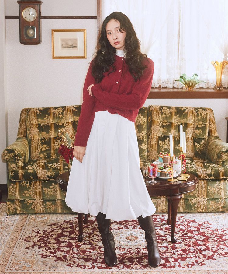 earth music&ecology「バルーンミディスカート」|スカート|