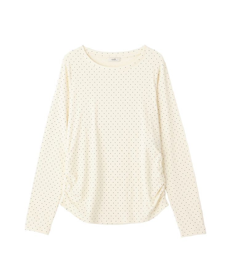 earth music&ecology「サイドギャザープルオーバー」|Tシャツ・カットソー|