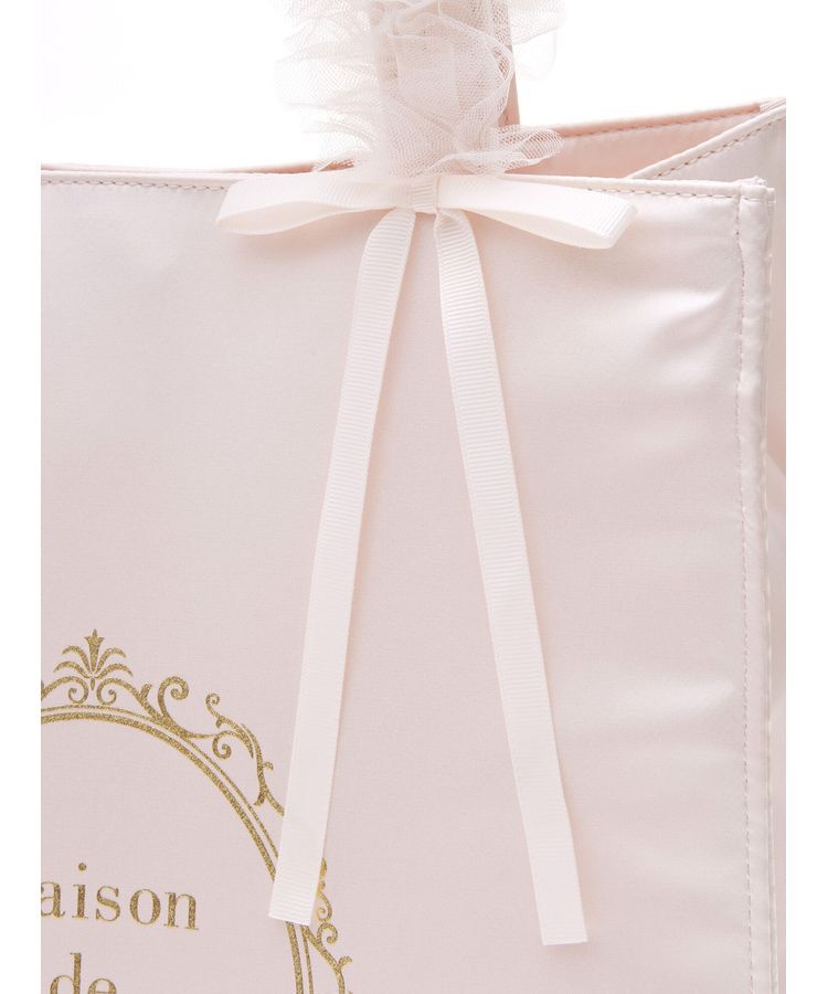 Maison de FLEUR「チュールフリルハンドルトートバッグ」|トートバッグ|