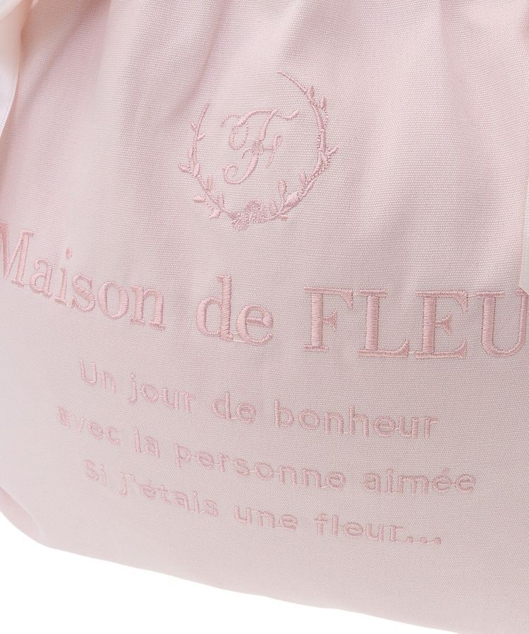 Maison de FLEUR「EC限定 キャンバスダブルリボントートバッグ」|トートバッグ|
