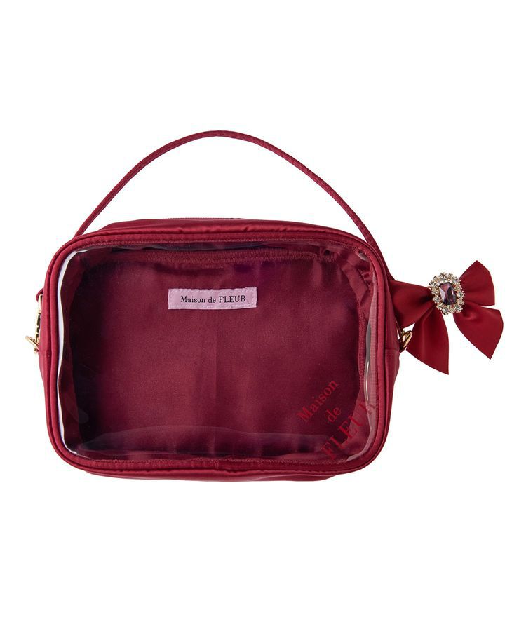 Maison de FLEUR「EC限定クリアポーチM」|ポーチ|