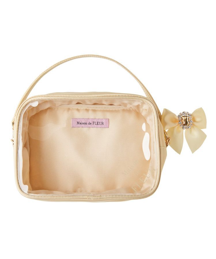 Maison de FLEUR「EC限定クリアポーチM」|ポーチ|