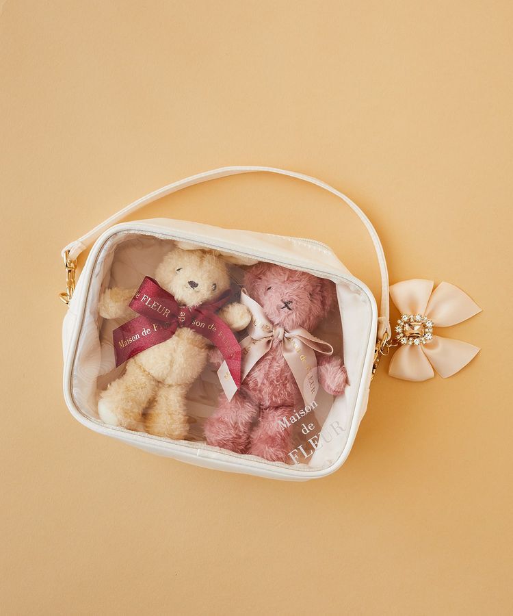 Maison de FLEUR「EC限定クリアポーチM」|ポーチ|
