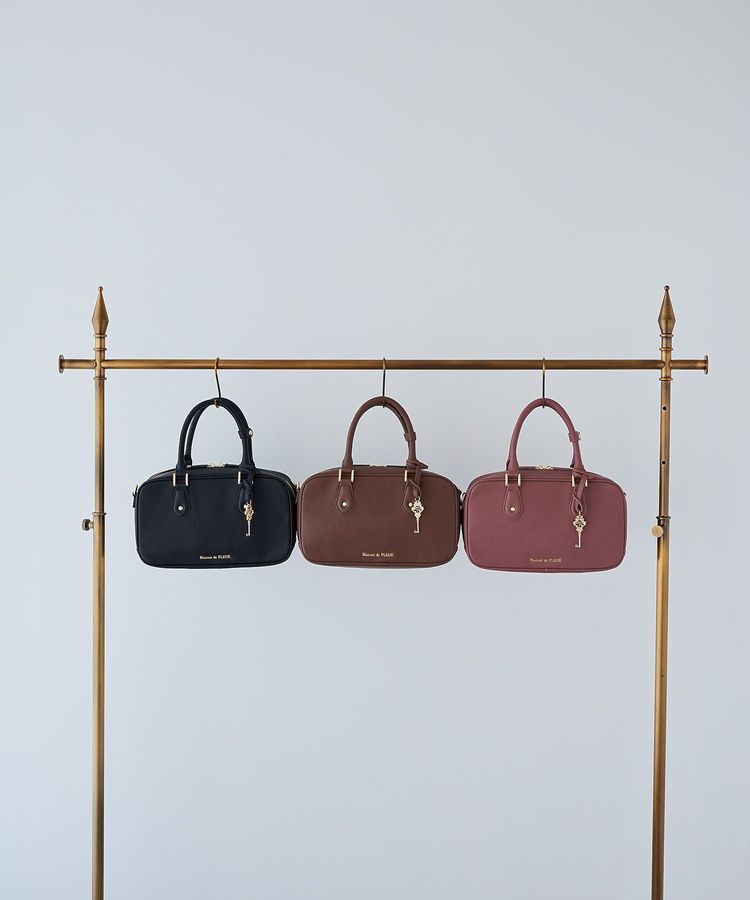 Maison de FLEUR「キーチャームボストンバッグ」|ハンドバッグ|