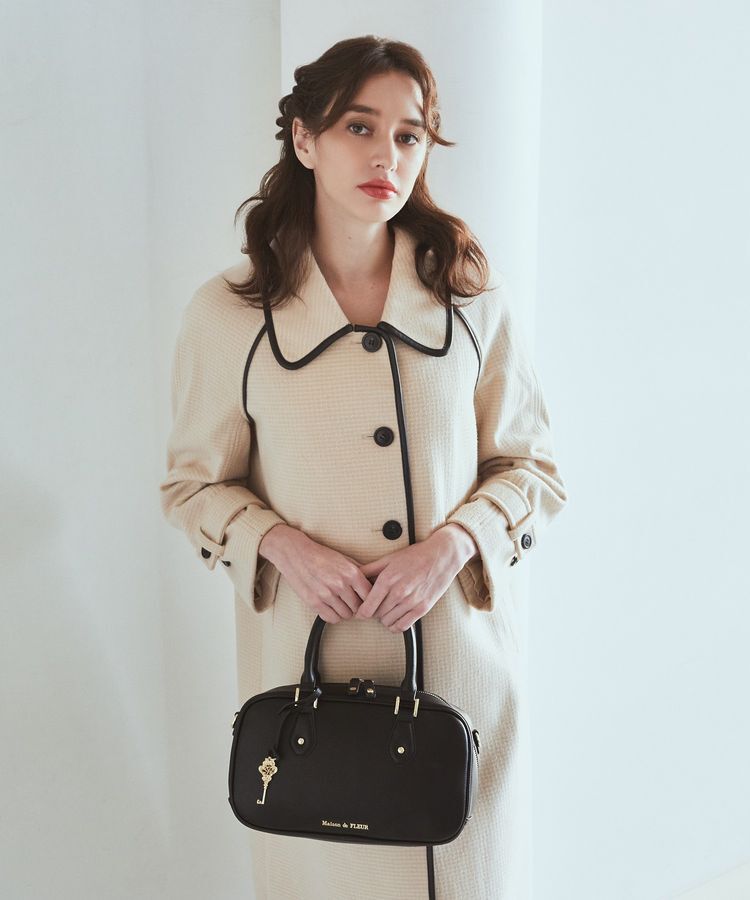 Maison de FLEUR「キーチャームボストンバッグ」|ハンドバッグ|
