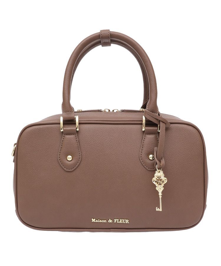 Maison de FLEUR「キーチャームボストンバッグ」|ハンドバッグ|