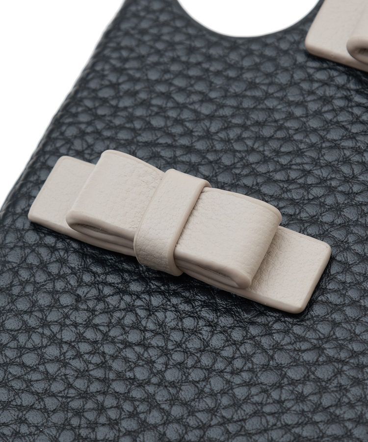 Maison de FLEUR「リボンアイフォン16ケース」|モバイルケース|