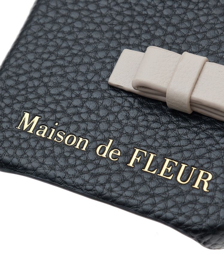 Maison de FLEUR「リボンアイフォン16ケース」|モバイルケース|