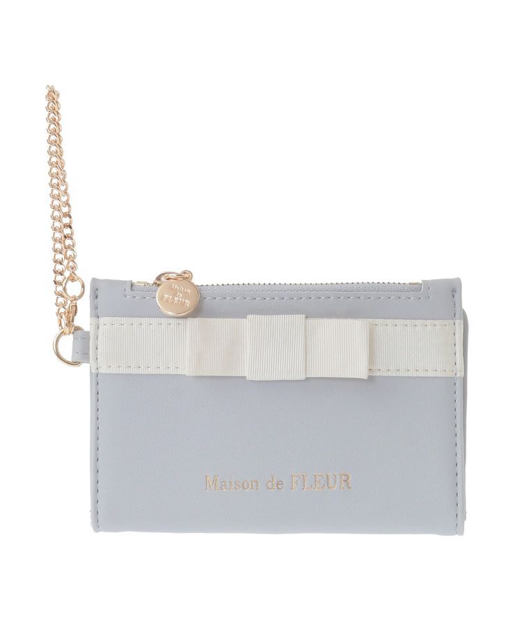 Maison de FLEUR「グログランリボンフラグメントケース」|財布|