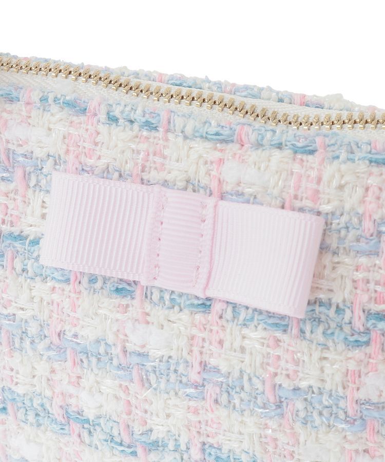 Maison de FLEUR「LINTONツイードポーチ」|ポーチ|