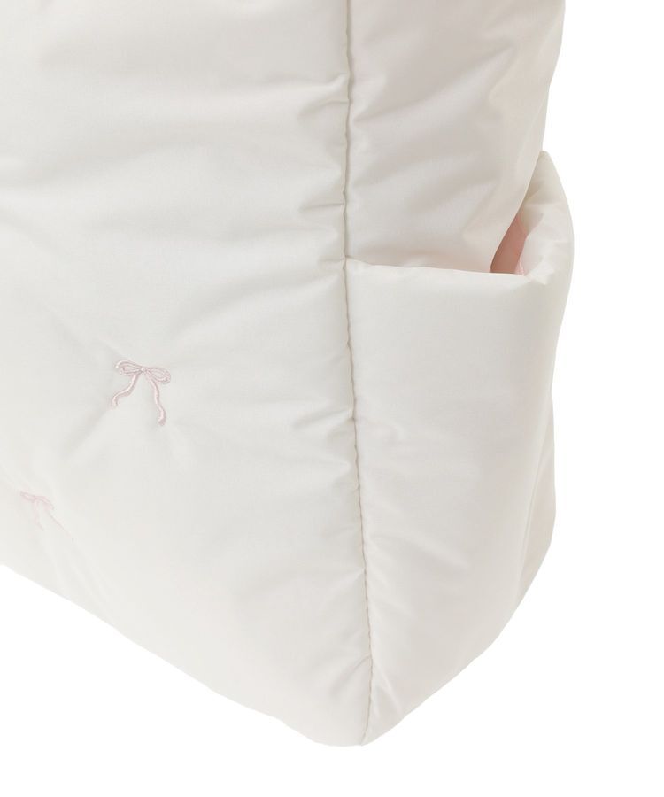 Maison de FLEUR「リボン刺繍パファートートバッグ」|トートバッグ|