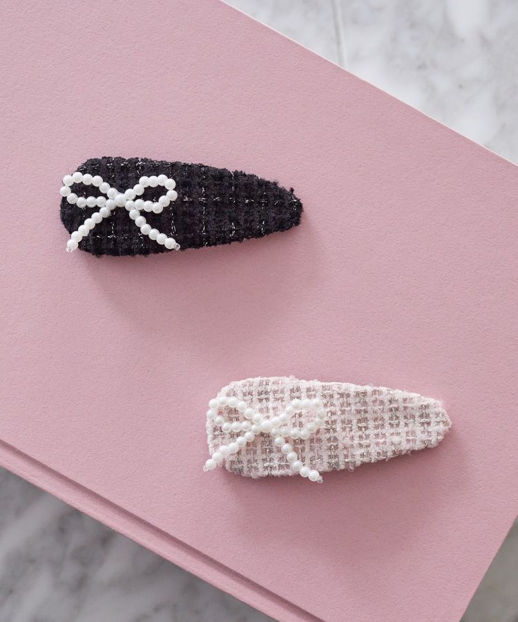 Maison de FLEUR「リボンツイードスリーピン」|その他|