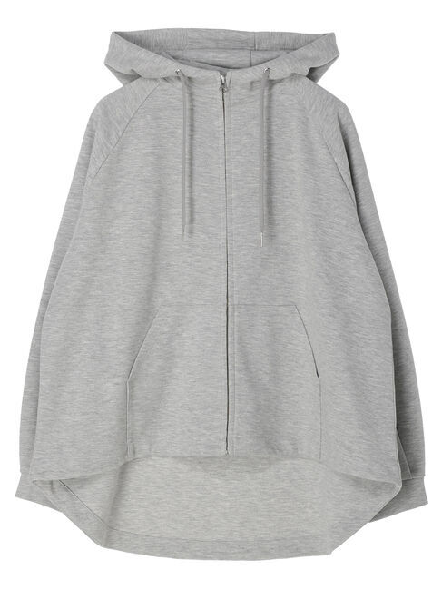  「ポンチバックフレアZIPパーカー」|カーディガン|