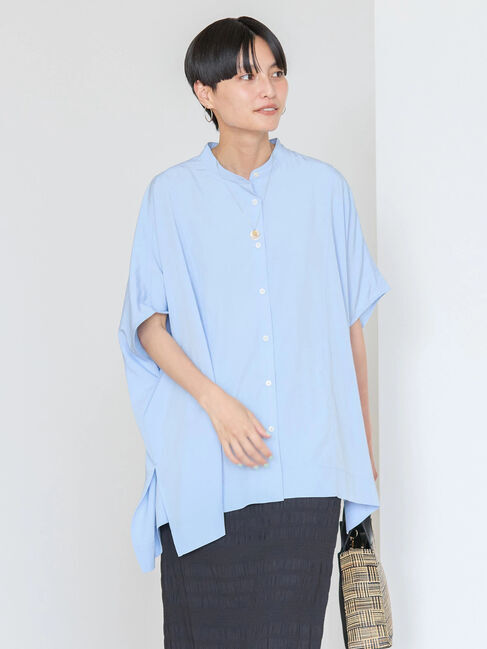 AMERICAN HOLIC「接触冷感ポンチョフレンチスリーブシャツ」|シャツ・ブラウス|