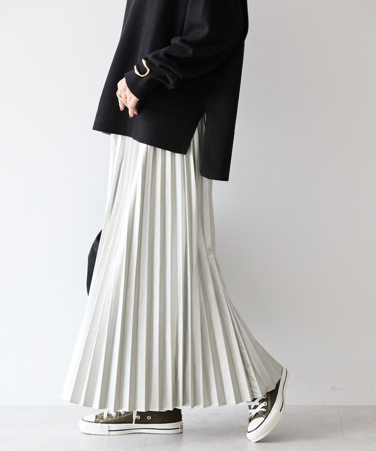 AMERICAN HOLIC「フェイクレザープリーツスカート」|スカート|