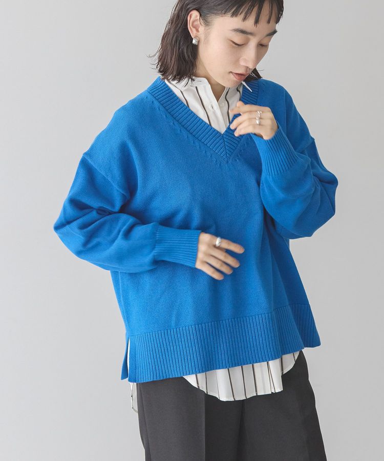 AMERICAN HOLIC「Vネックニットプルオーバー」|ニット・セーター|