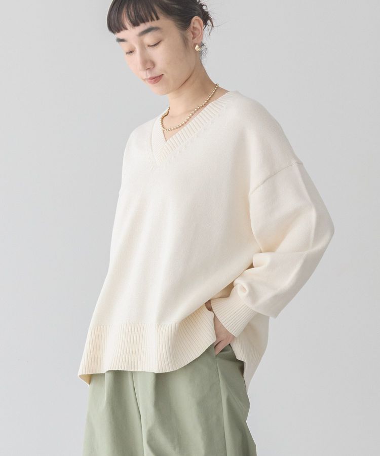 AMERICAN HOLIC「Vネックニットプルオーバー」|ニット・セーター|