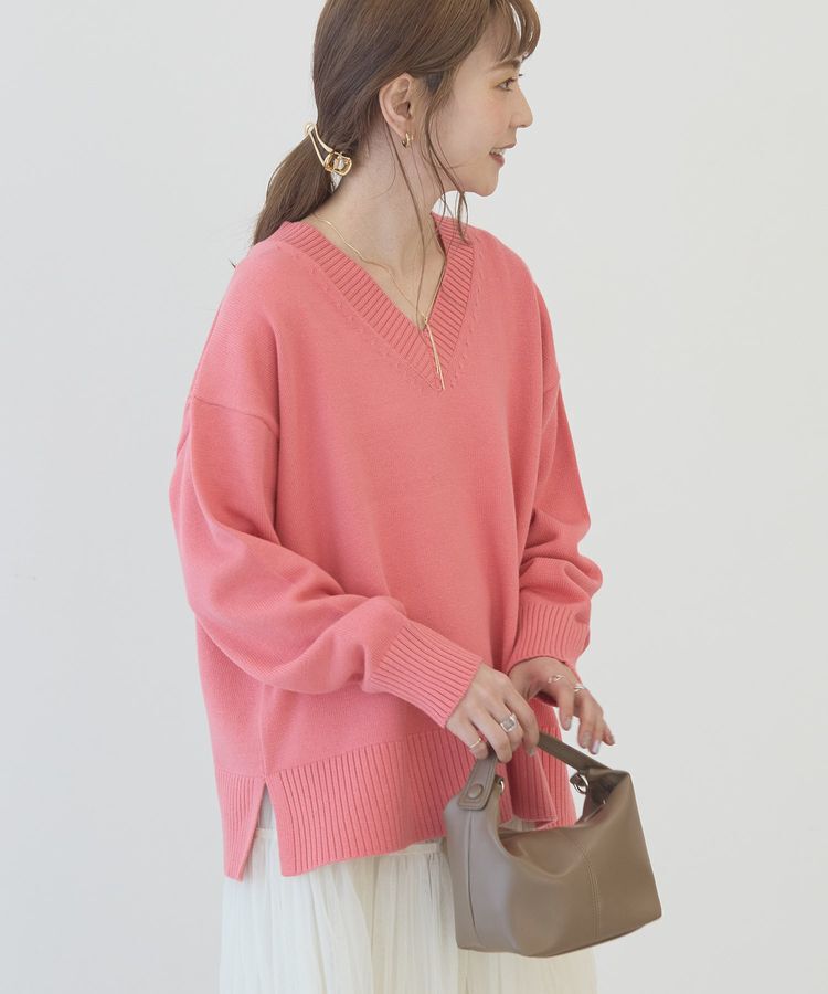 AMERICAN HOLIC「Vネックニットプルオーバー」|ニット・セーター|