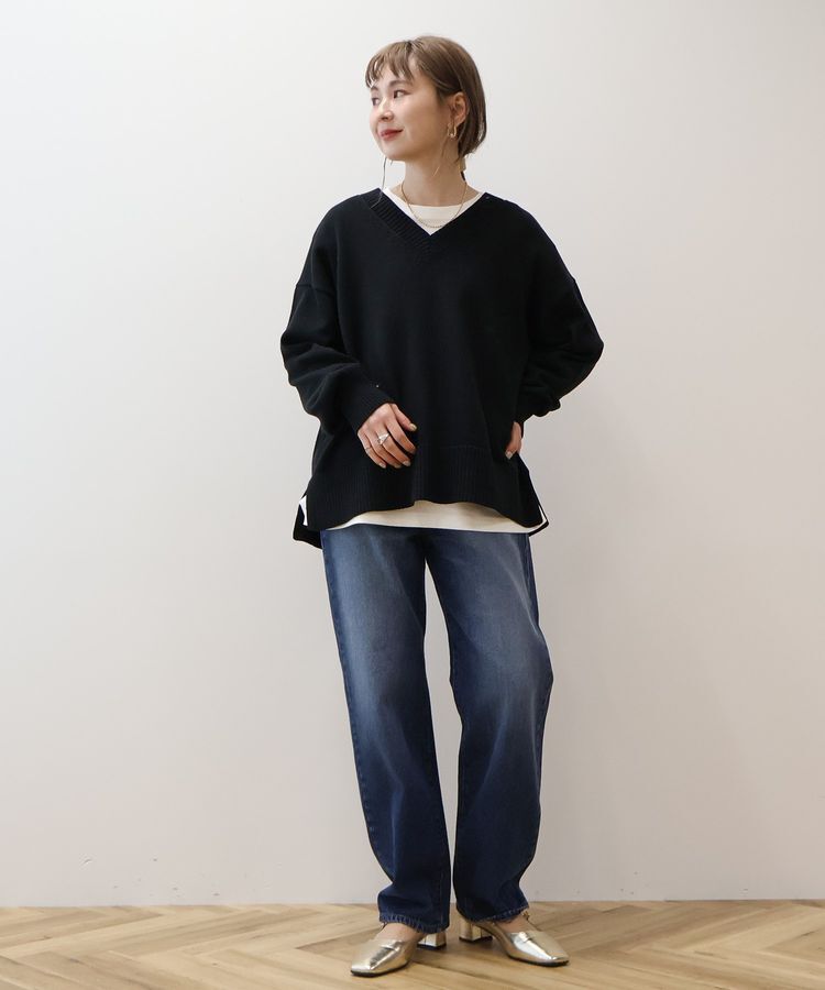 AMERICAN HOLIC「Vネックニットプルオーバー」|ニット・セーター|