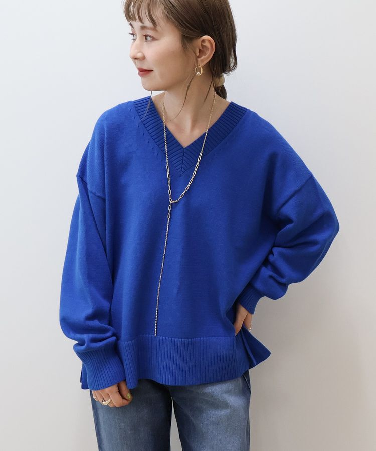 AMERICAN HOLIC「Vネックニットプルオーバー」|ニット・セーター|