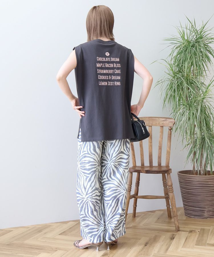 AMERICAN HOLIC「ロゴ刺繍ノースリーブプルオーバー」|Tシャツ・カットソー|