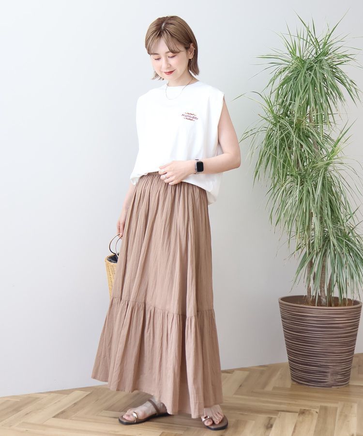 AMERICAN HOLIC「ロゴ刺繍ノースリーブプルオーバー」|Tシャツ・カットソー|