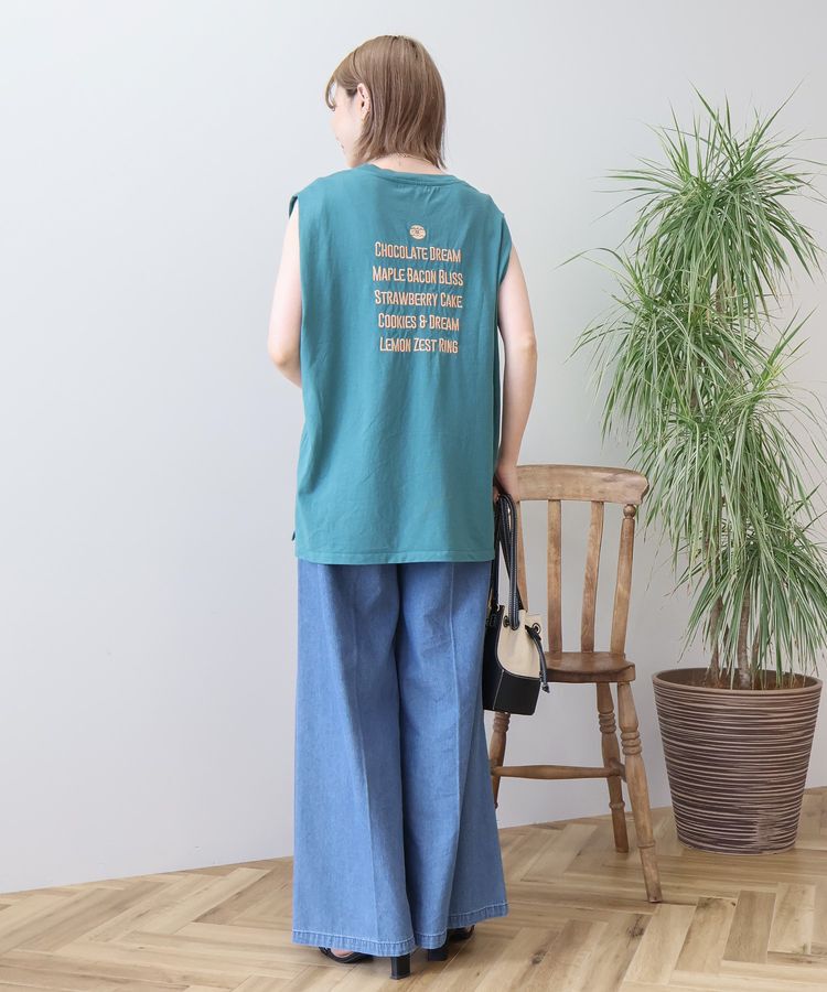 AMERICAN HOLIC「ロゴ刺繍ノースリーブプルオーバー」|Tシャツ・カットソー|