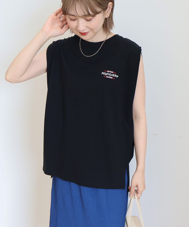 AMERICAN HOLIC「ロゴ刺繍ノースリーブプルオーバー」|Tシャツ・カットソー|