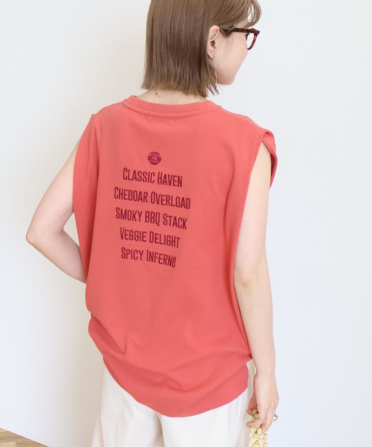 AMERICAN HOLIC「ロゴ刺繍ノースリーブプルオーバー」|Tシャツ・カットソー|