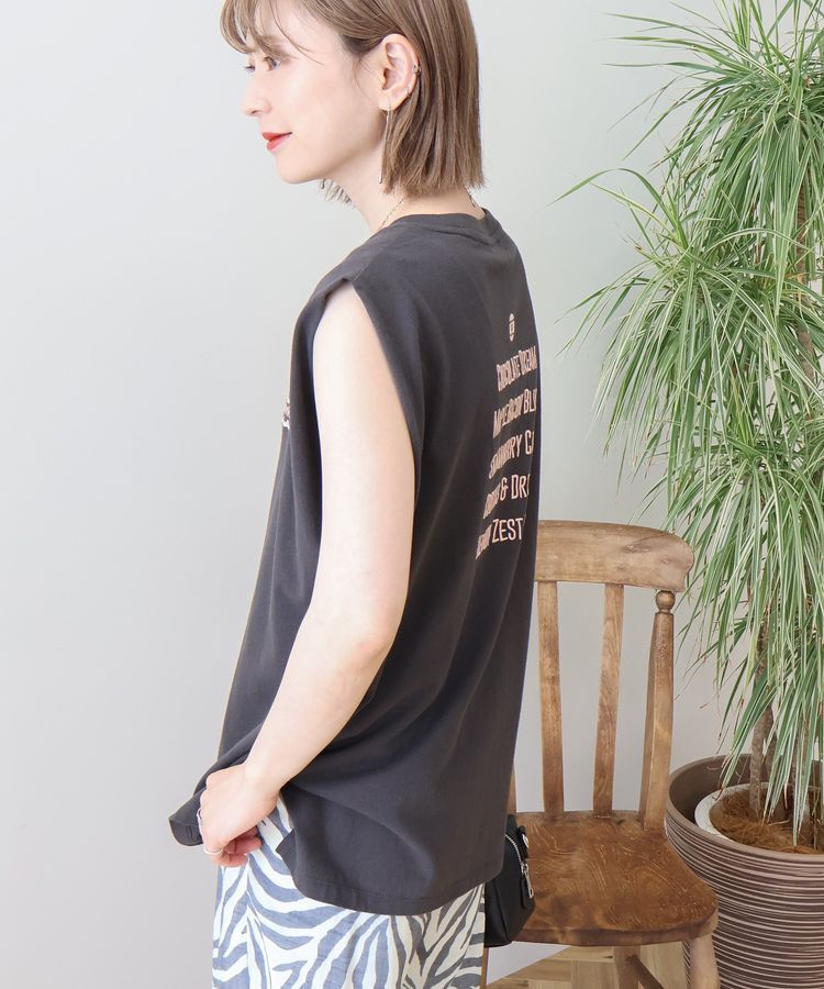 AMERICAN HOLIC「ロゴ刺繍ノースリーブプルオーバー」|Tシャツ・カットソー|