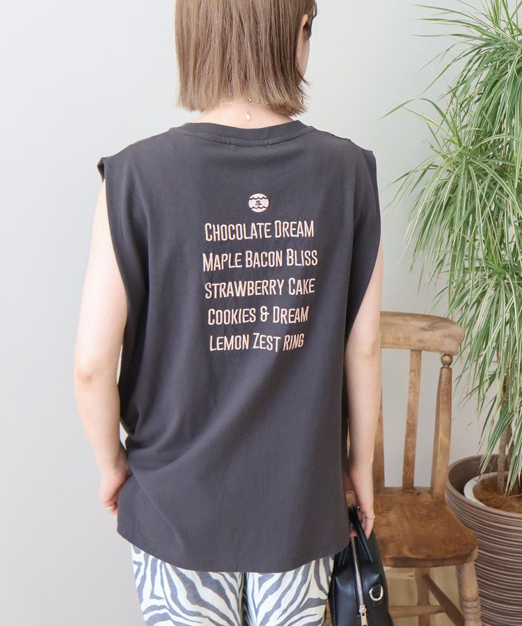 AMERICAN HOLIC「ロゴ刺繍ノースリーブプルオーバー」|Tシャツ・カットソー|