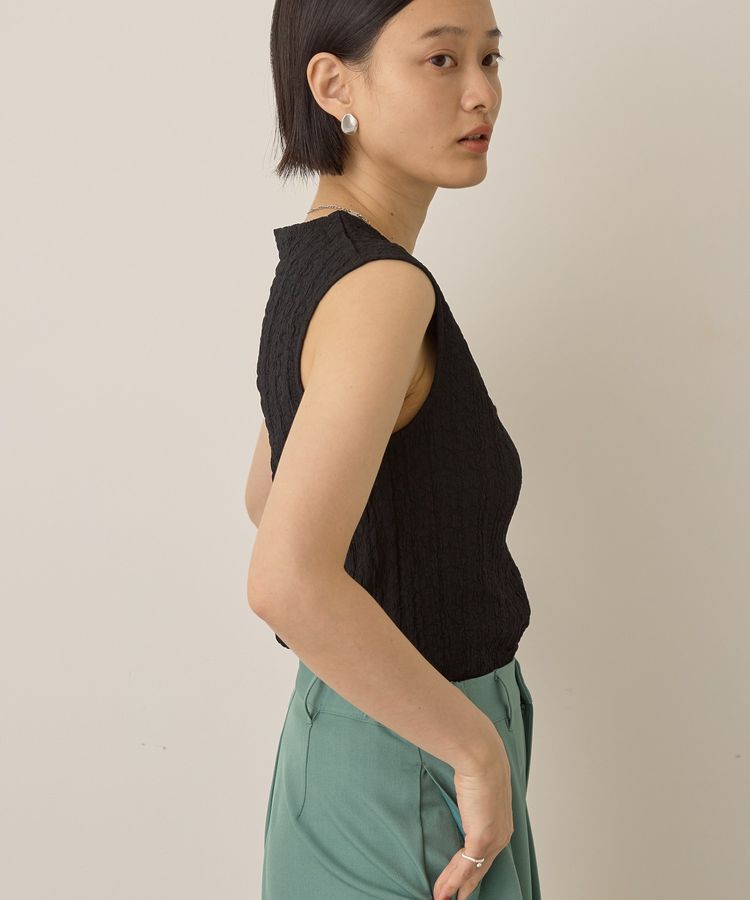 AMERICAN HOLIC「フクレジャガードノースリーブトップス」|Tシャツ・カットソー|