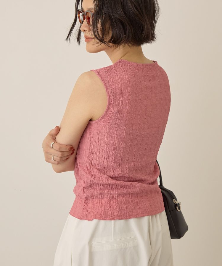 AMERICAN HOLIC「フクレジャガードノースリーブトップス」|Tシャツ・カットソー|