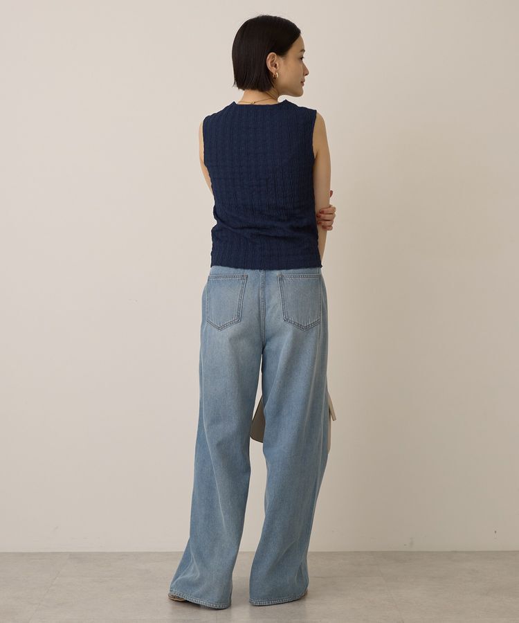 AMERICAN HOLIC「フクレジャガードノースリーブトップス」|Tシャツ・カットソー|