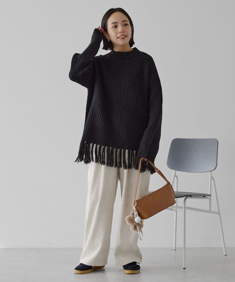AMERICAN HOLIC「フリンジニットプルオーバー」|ニット・セーター|