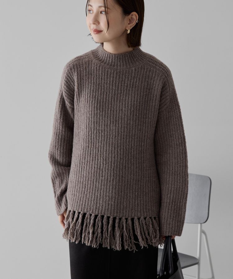 AMERICAN HOLIC「フリンジニットプルオーバー」|ニット・セーター|