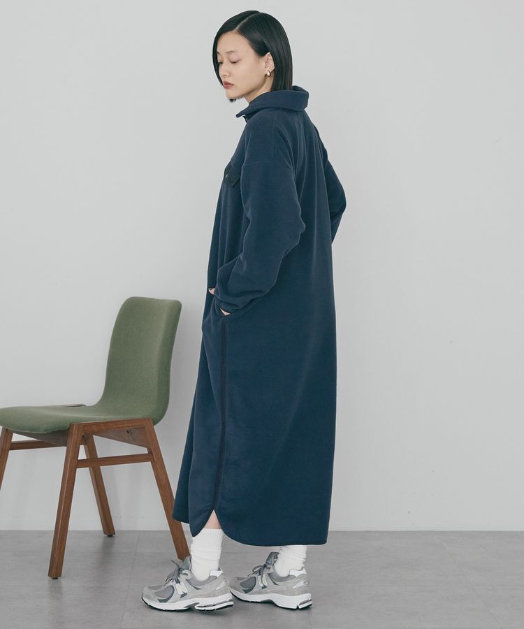 AMERICAN HOLIC「ハーフスナップフリースワンピース」|ワンピース|